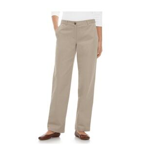 L. L. Bean NWT Heritage Stone BAYSIDE Hidden Comfort Pants 12R